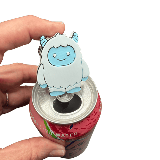 Snow Monster Nail Saver Can Tab Opener Keycahin
