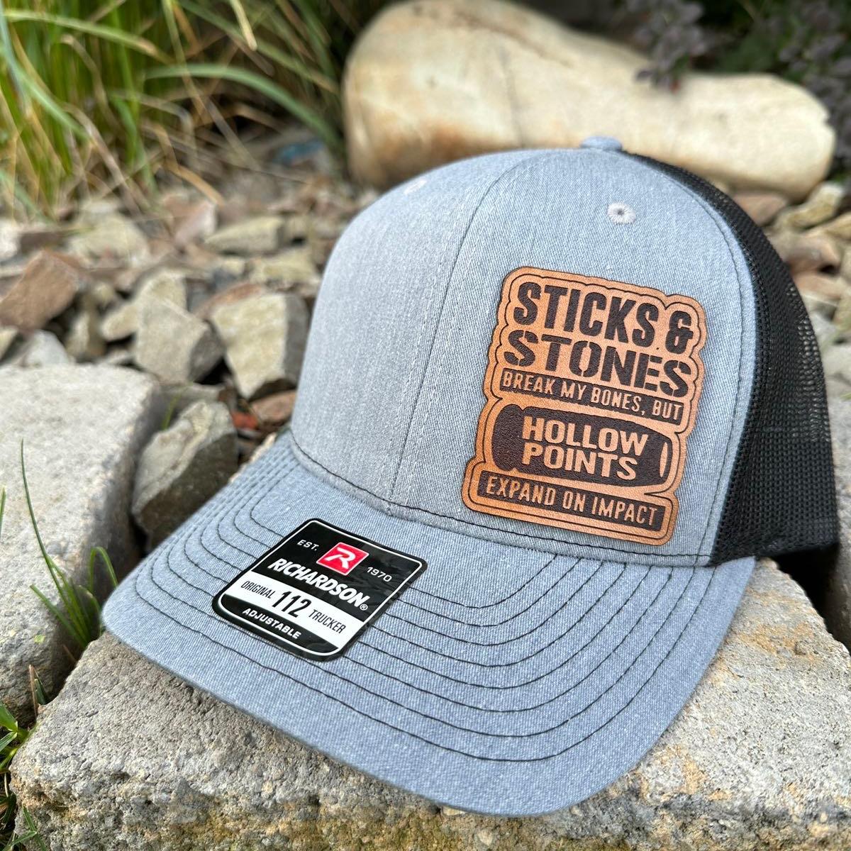 Sticks & Stones Break Bones Hollow Points Expand Richardson 112 hat 2A