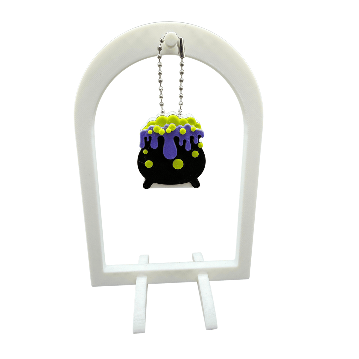 Witch Cauldron Halloween Can Tab Opener Keychain