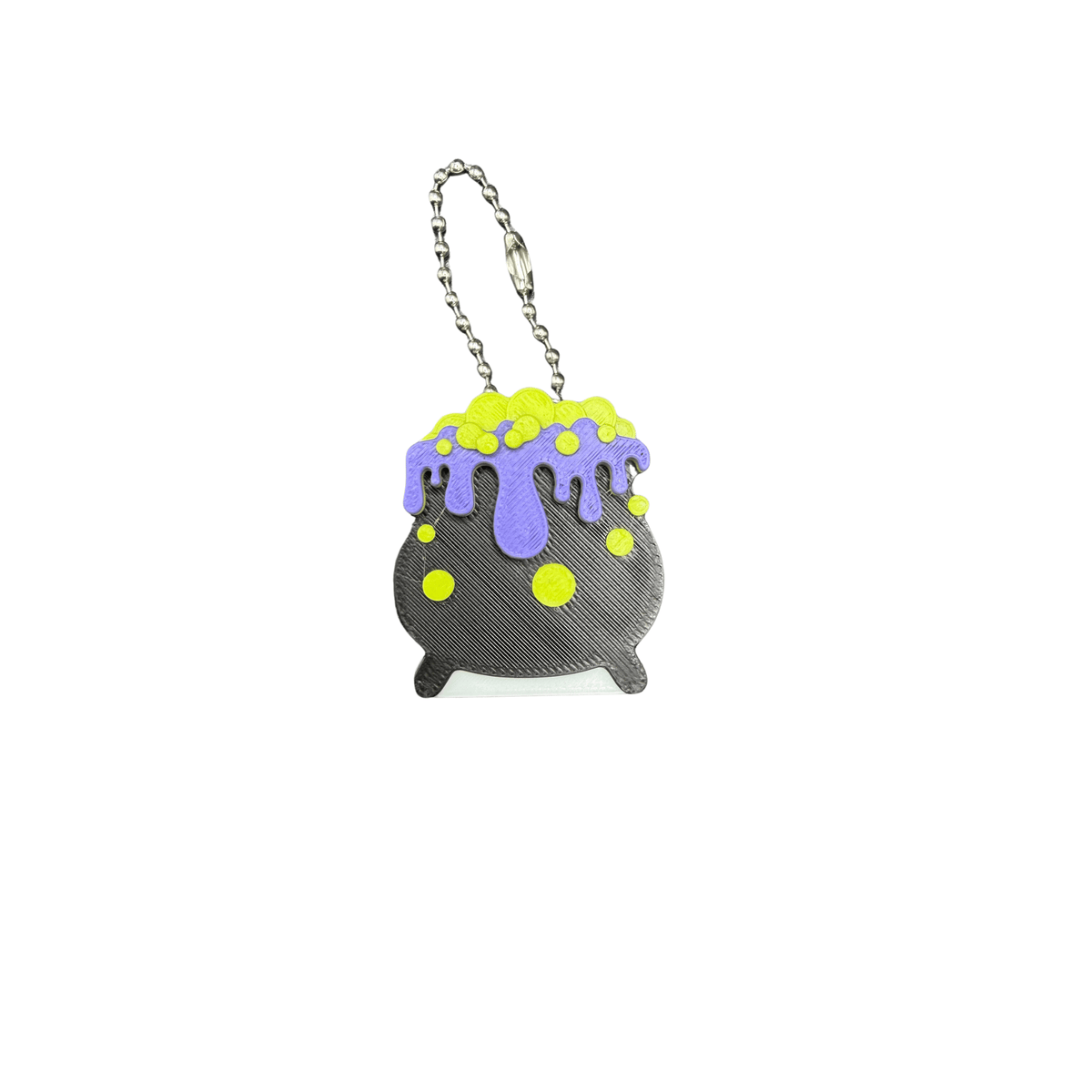 Witch Cauldron Halloween Can Tab Opener Keychain
