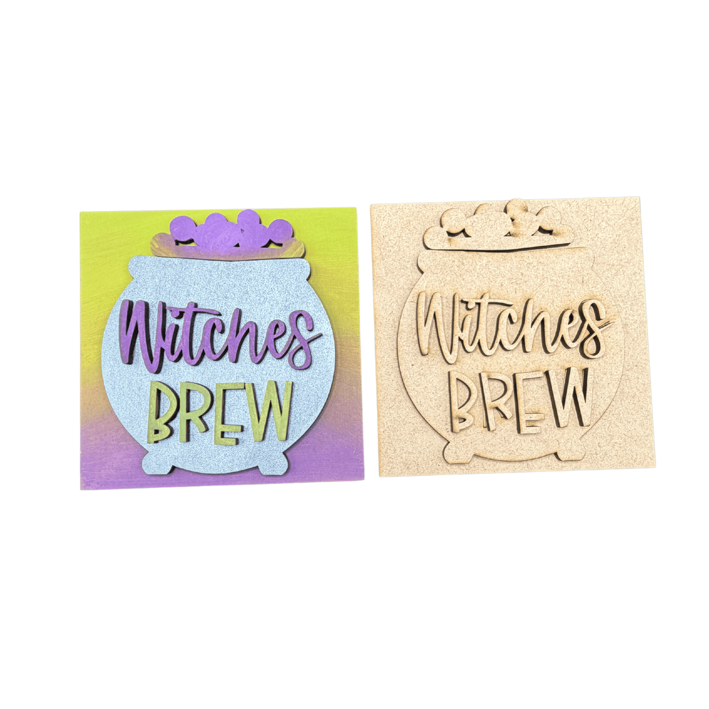 Witches Brew Square Interchangeable Sign