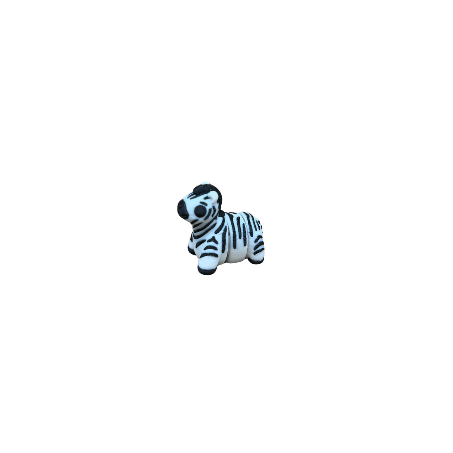 Zebra Miniature Articulated 3D Printed Fidget