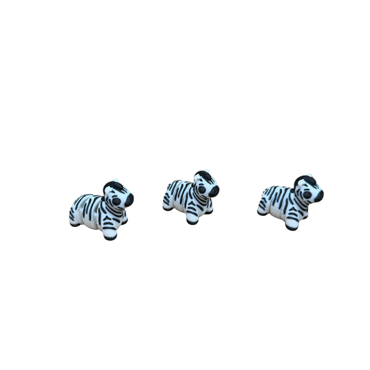 Zebra Miniature Articulated 3D Printed Fidget