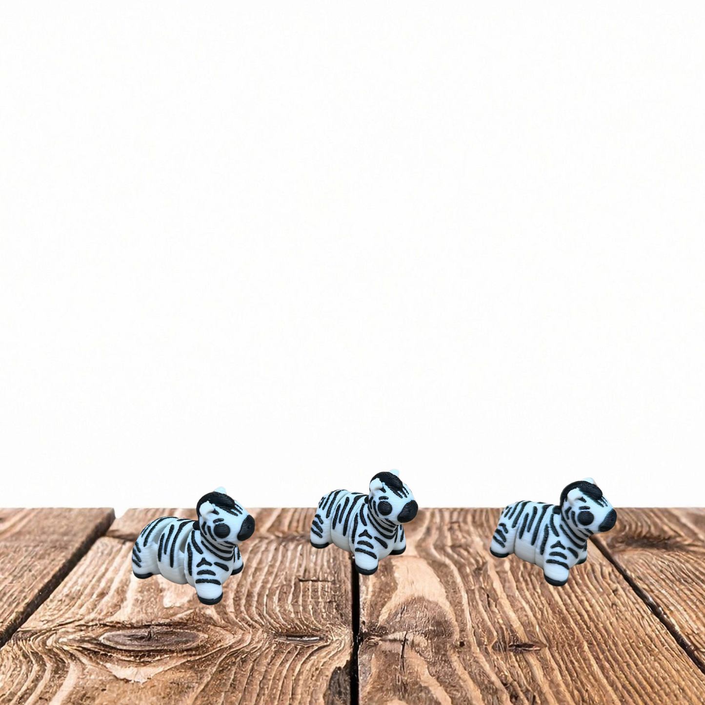 Zebra Miniature Articulated 3D Printed Fidget