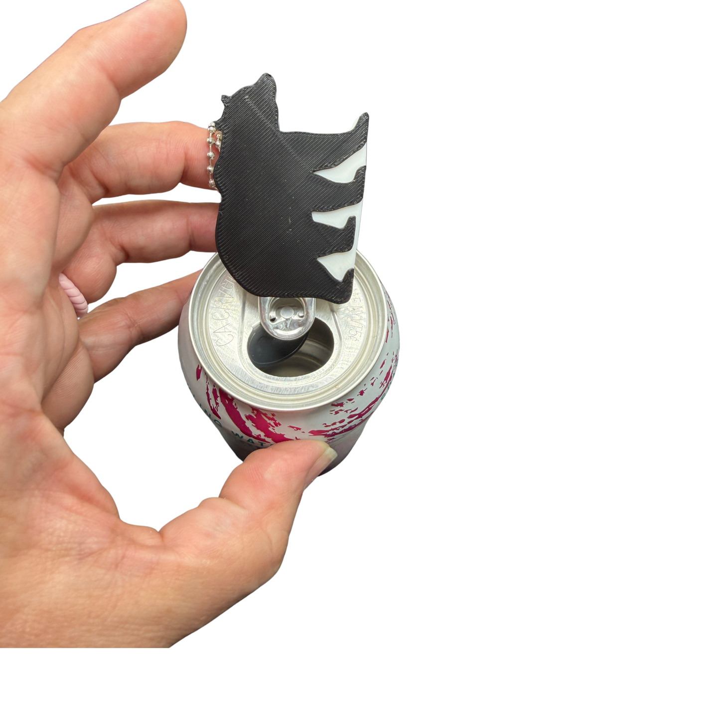 Bear Can Tab Opener Keychain