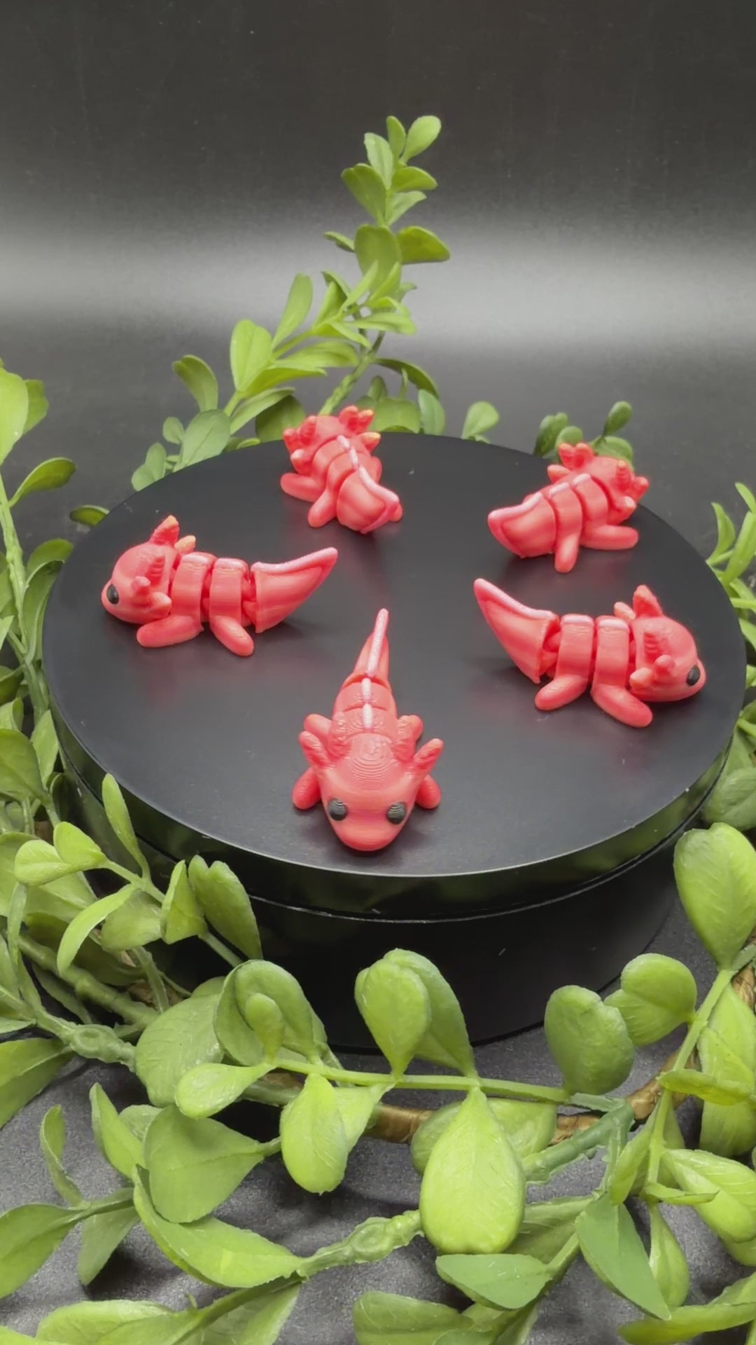 mini axolotl toy articulated flexible pocket fidget