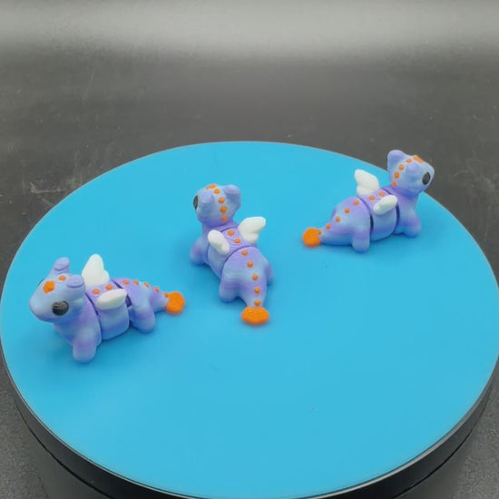 celestial 3d printed articulated dragon