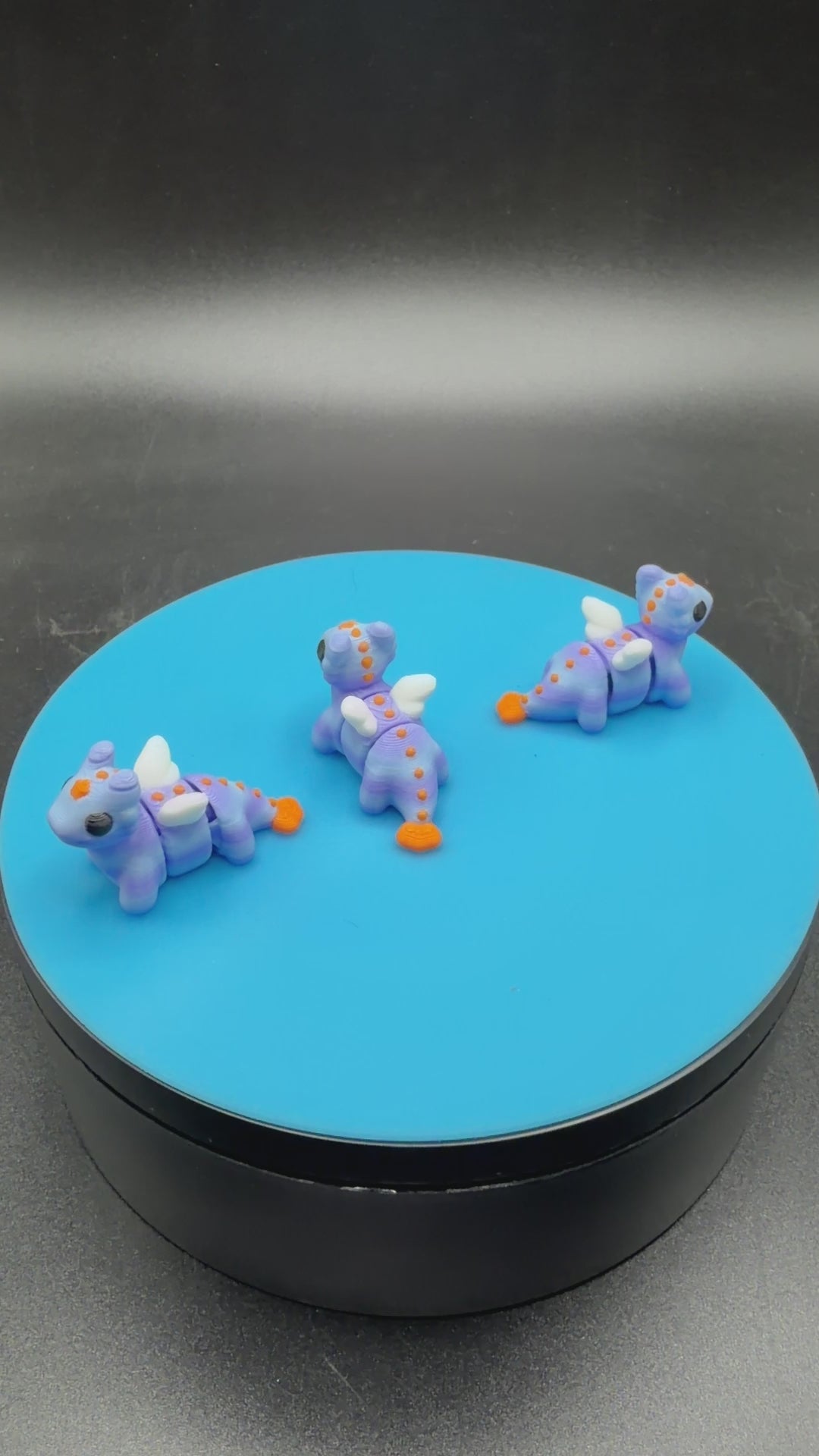celestial 3d printed articulated dragon